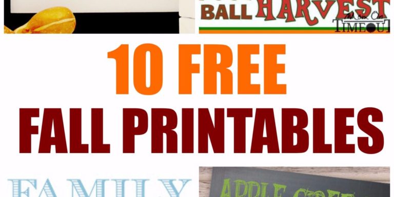 fall printables