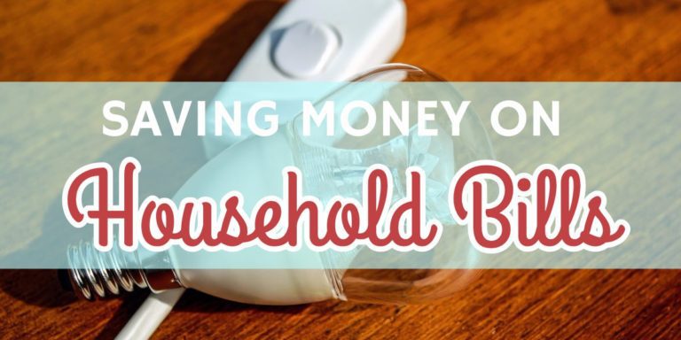 saving money on household bills