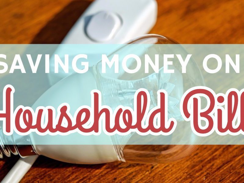 saving money on household bills