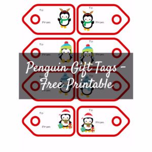 Penguins Gift Tags