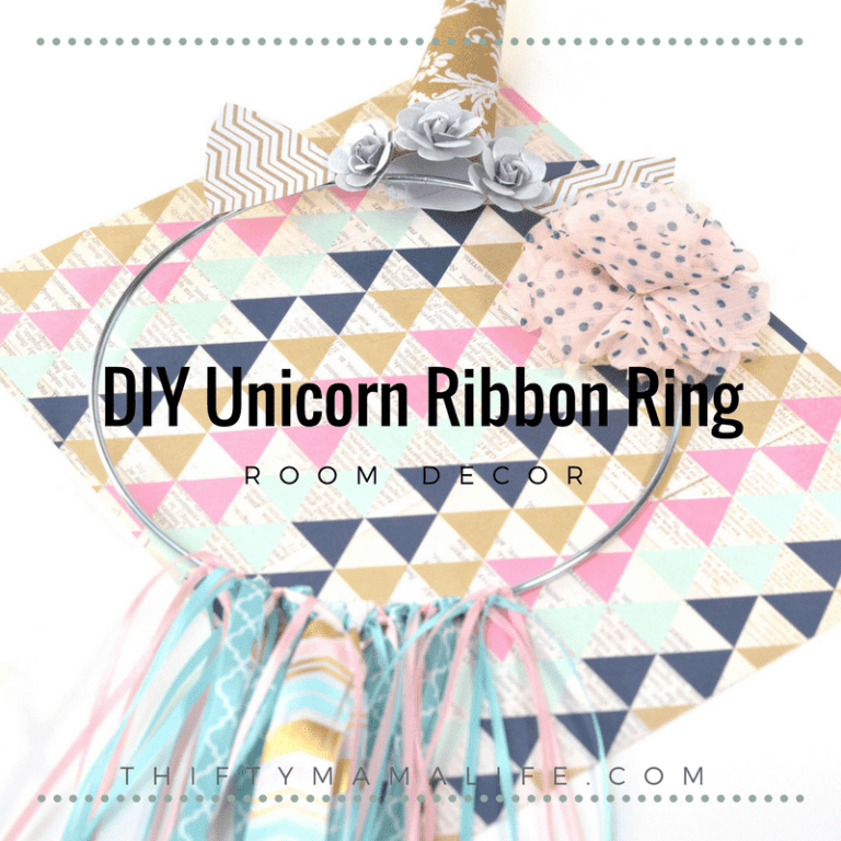 DIY Unicorn Room Decor – Ribbon Ring