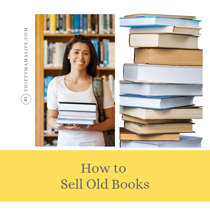 How to Sell Old Books - Thifty Mama Life