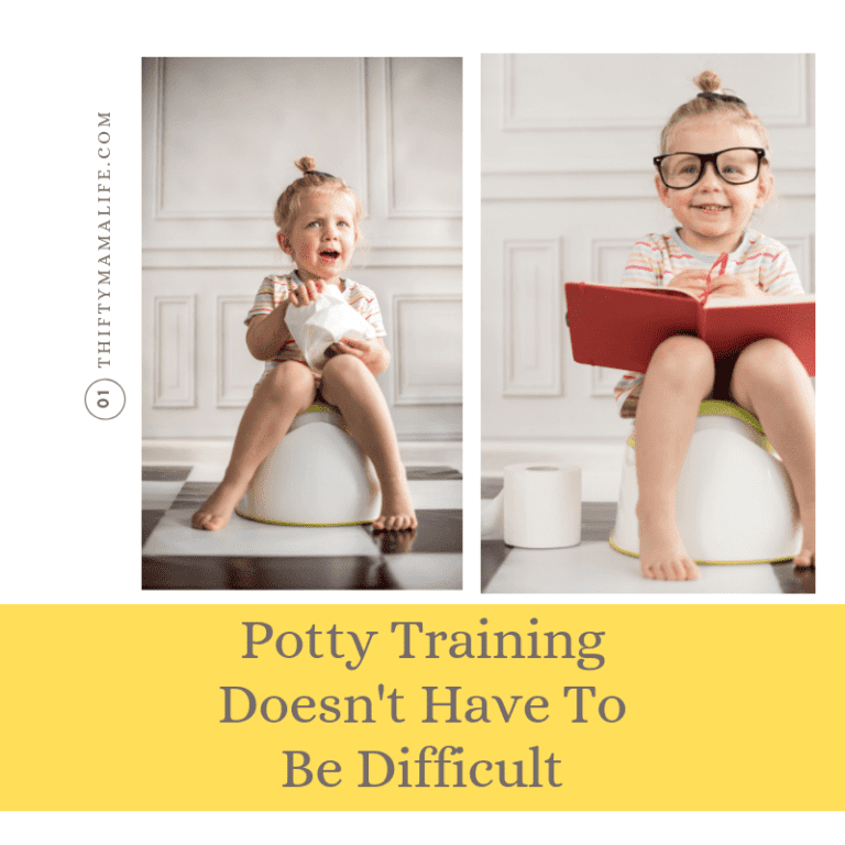 Potty Training Doesn't Have To Be Difficult - Thifty Mama Life