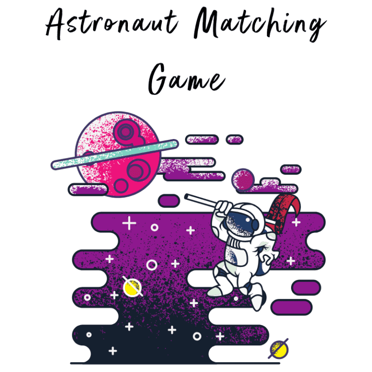 Astronaut Matching Game – Preschool