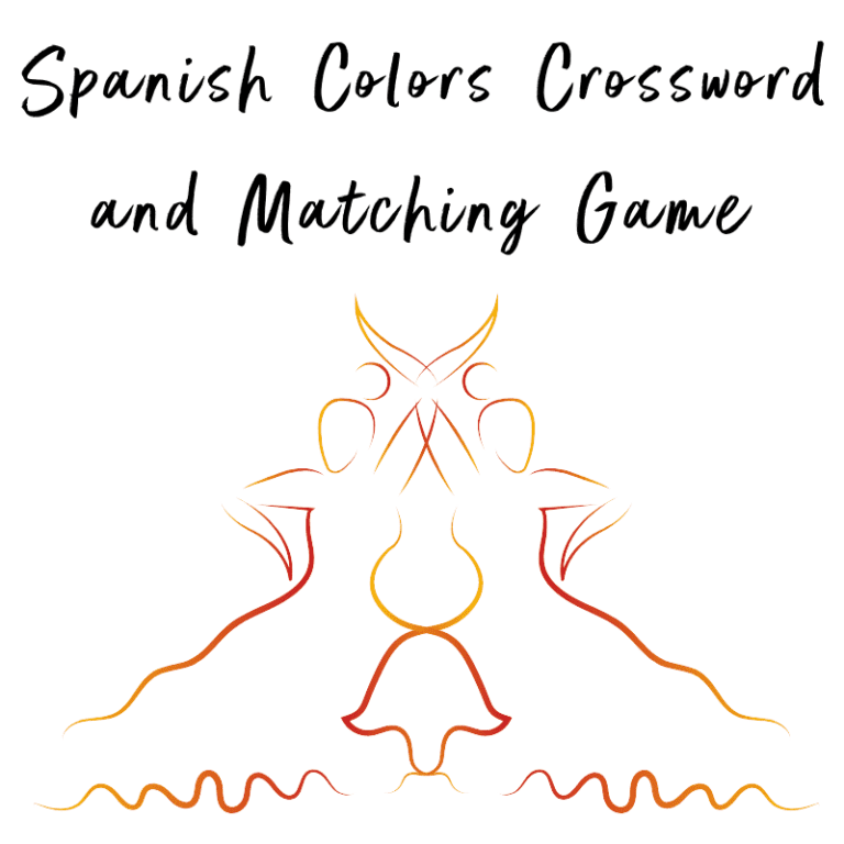 Spanish Matching and Crossword Games