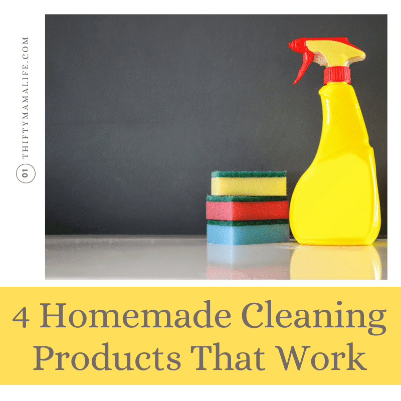 4 Homemade Cleaning Products That Work
