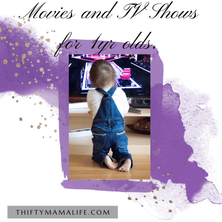 Movies and TV Shows for 1yr olds.