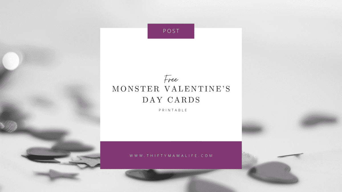 Monster Valentine’s Day Cards