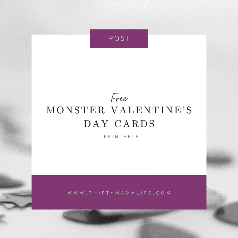 Monster Valentine’s Day Cards