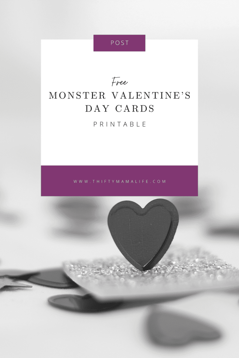 Monster Valentine’s Day Cards