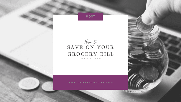 4 Ways to Save on Your Grocery Bill